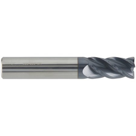 CGS TOOL Hi Velocity Cr Series 4Fl 1/4" Dia 3/4" Loc 2-1/2" Oal W/.015-.020 Cr And Altin Coating HV143-2500